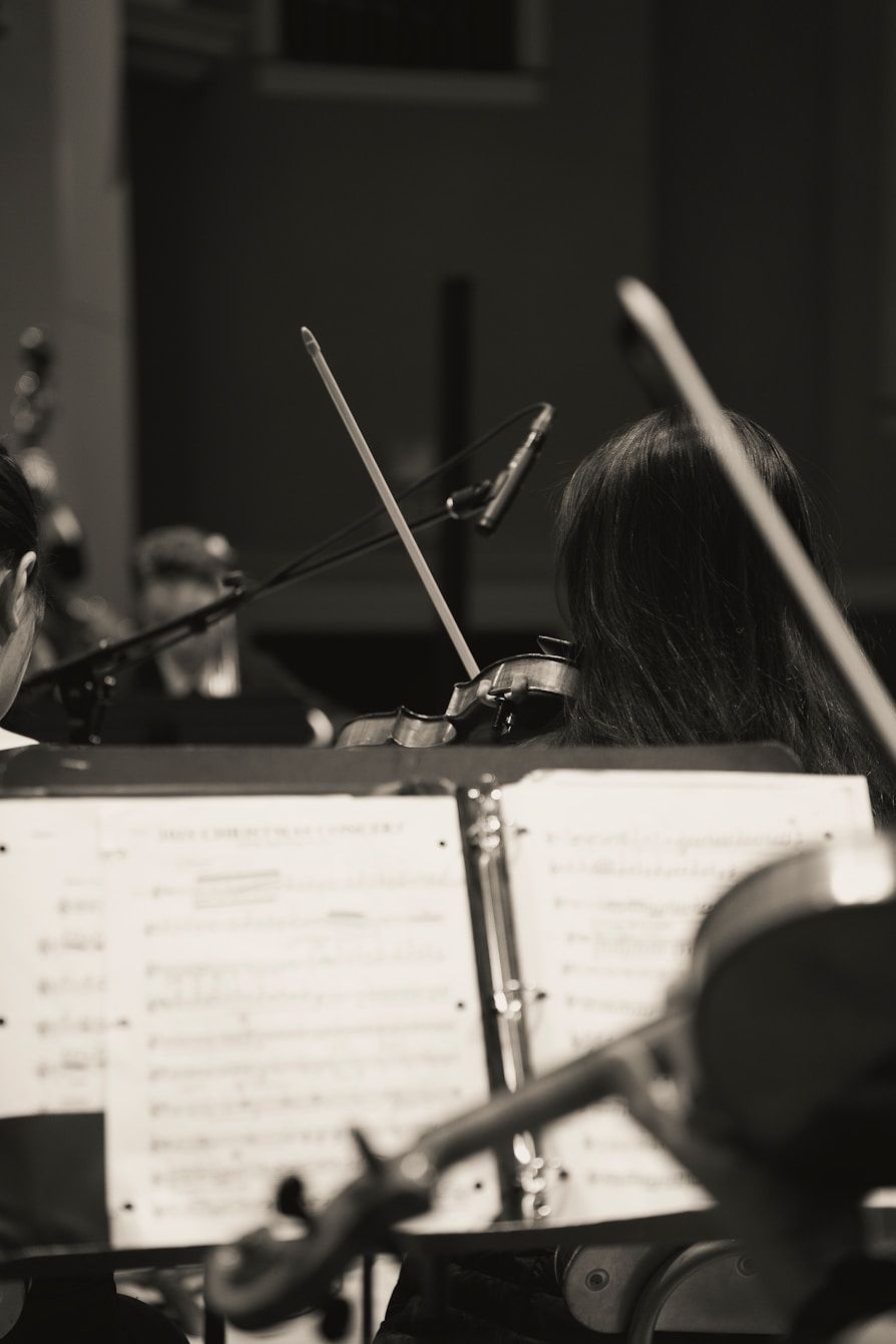 Orchestra rehearsal