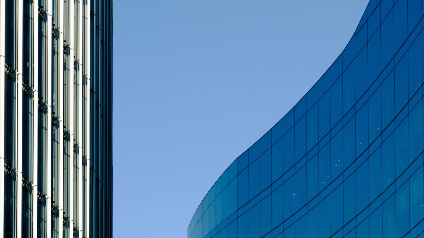 Glass building exterior