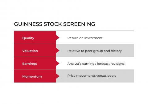Bottom up stock screening - Guinness Global Energy Fund